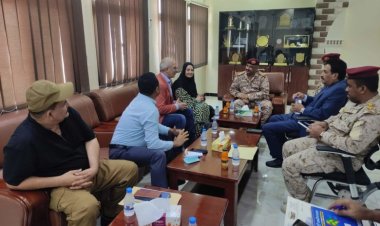 قائد المنطقة العسكرية الثانية يلتقي فريق خبراء التابع للأمم المتحدة