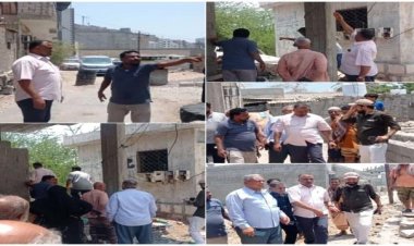 مأمور التواهي يتفقد عدد من أحياء المديرية