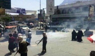 هجوم إرهابي مسلح يستهدف فعالية فنية وسط مدينة تعز اليمنية