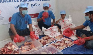 مؤسسة اليتيم التنموية بعدن تختتم مشروع توزيع لحوم الأضاحي