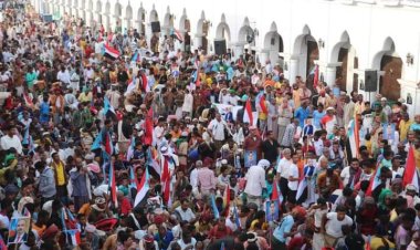 مدن حضرموت تنتفض في يوم الأرض تأكيدا لجنوبيتها ورفضا لمؤامرات تمزيق نسيجها وتفكيك قوات نخبتها