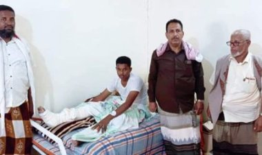 كتلة جامع حضرموت تطمئن على جرحى استهداف الإخوان لمتظاهري سيئون