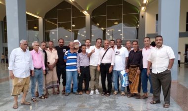 عودة المدير العام التنفيدي للمؤسسه المطابع إلى عدن بعد أداء فريضة الحج