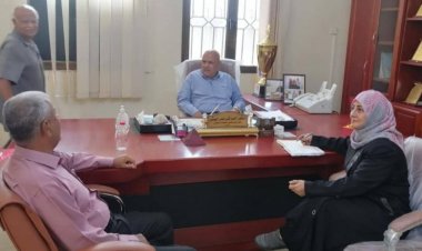 مدير عام مستشفى الصداقة تلتقي مدير عام مكتب الصحة بالعاصمة عدن