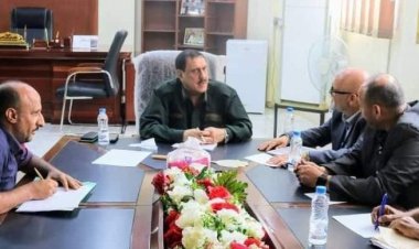 مدير أمن العاصمة عدن يلتقي وفداً من مكتب المبعوث الاممي.