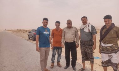 مديرعام رضوم يستقبل فريق من صندوق صيانةالطرق والجسورالمركزالرئيسي عدن