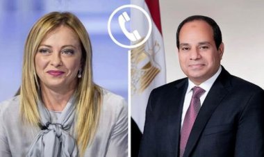 السيسي يتلقى اتصالا هاتفيا من رئيسة وزراء إيطاليا