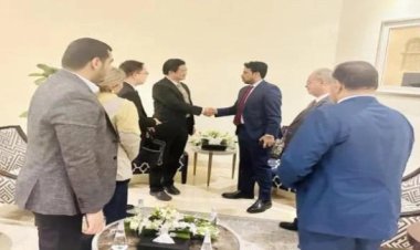 رئيس هيئة التشاور والمصالحة يبحث مع سفير الصين المستجدات السياسية والاقتصادية