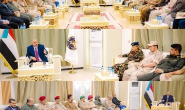 الرئيس القائد عيدروس الزُبيدي: معركتنا مع الإرهاب مصيرية ولا تراجع عنها