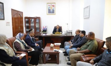 المحافظ بن ماضي يناقش تدخلات منظمة اليونسيف في حضرموت