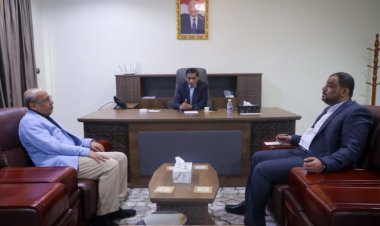 النائب البحسني يناقش مع عضو هيئة الرئاسة المتحدث الرسمي للمجلس الانتقالي مستجدات الأوضاع