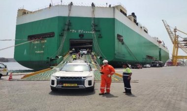 تفريغ أكثر من 1000 سيارة متنوعة في ميناء عدن خلال وقت قياسي