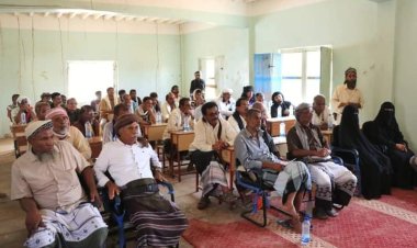 رئيس الهيئة التنفيذية لانتقالي شبوة يرأس لقاء موسع للقيادة المحلية بمديرية ميفعة ، ويثمن الدور النضالي لأبناء المديرية.