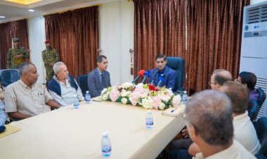 اللواء البحسني يجتمع بوفد الأمانة العامة لاتحاد أدباء وكتاب الجنوب