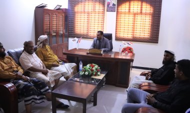 رئيس انتقالي شبوة يلتقي أعضاء الهيئة الشرعية الجنوبية.