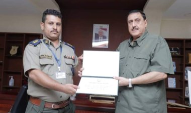 مدير أمن عدن يُكرّم الشباب ساهموا بالقبض على قاتل ضحية توب سنتر.