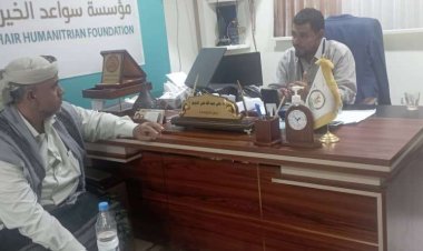 منسق عام المنظمات المحلية والدولية بأبين يلتقي مدير عام مديرية المحفد