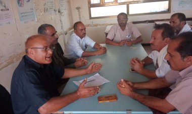 لحج....اجتماع لرؤساء قيادات نقابات المعلمين والتربويين الجنوبيين في رباعيات ردفان