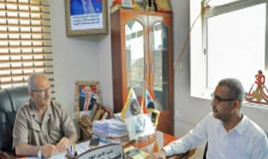 الجعدي يلتقي رئيس الهيئة التنفيذية المساعدة لشؤون وادي وصحراء حضرموت.