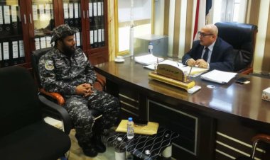 وزير الإدارة المحلية يلتقي قائد قوات حرس المنشآت الحكومية