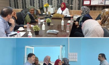 مدير عام مستشفى الصداقة تستقبل مدير البرامج التنموية بمنظمة الصحة العالمية