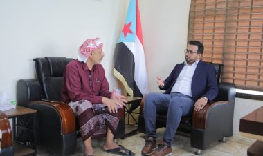 رئيس الهيئة الوطنية للإعلام الجنوبي يلتقي قائد الهبة الحضرمية