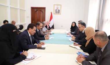 محافظ حضرموت يستقبل وفد المبعوث الخاص للأمين العام للأمم المتحدة باليمن.