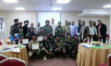 الهيئة الدولية للصليب الأحمر تختتم دورة تدريبية لمنتسبي قوات الحزام الأمني بالعاصمة عدن