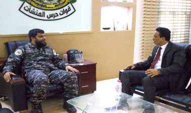 قائد قوات حرس المنشآت يلتقي وكيل وزارة الإدارة المحلية.