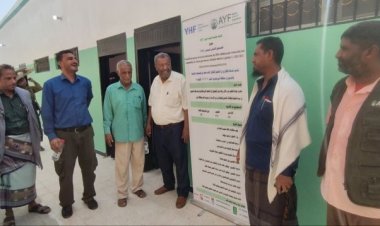 مؤسسة شباب أبين تفتتح فصول دراسية في مدرسة فاطمة الزهراء بمديرية خنفر