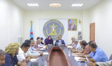 السقاف يلتقي الهيئة التنفيذية لانتقالي العاصمة عدن