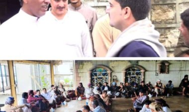 الشيخ راجح باكريت يستقبل أعضاء وقيادات المجلس الانتقالي