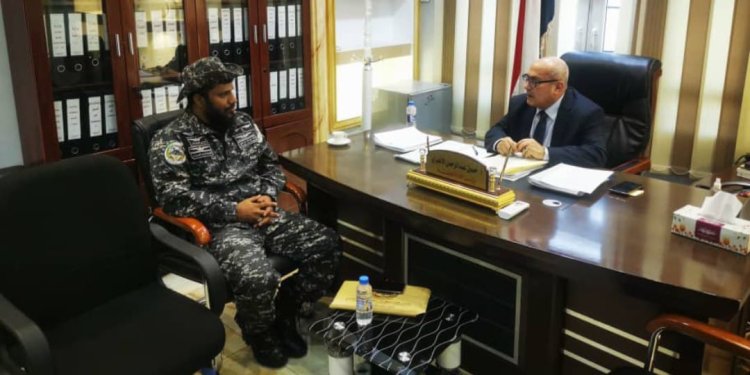 وزير الإدارة المحلية يلتقي قائد قوات حرس المنشآت الحكومية