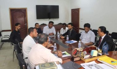 مأمور المكلا يناقش مع لجنة وزارية أوضاع واحتياجات المديرية