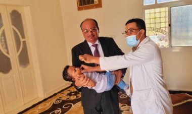 سيئون.. التميمي يدشن حملة التطعيم ضد الحصبة في مديريات وادي وصحراء حضرموت