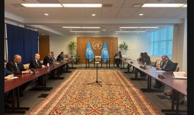 الرئيس الزُبيدي يلتقي الأمين العام للأمم المتحدة