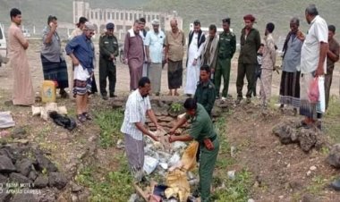 اتلاف 46 كيلو من المخدرات في مديرية حوف بالمهرة