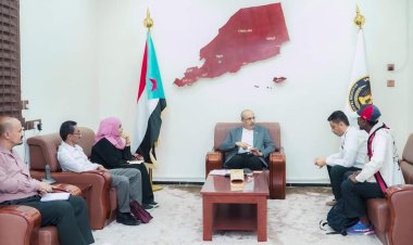 الكثيري يطّلع على نشاط تنفيذية انتقالي أبين والتدمير الذي طال القطاع الزراعي بالمحافظة