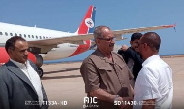 أمين عام الانتقالي يبدأ زيارة إلى سقطرى