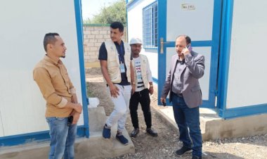 وكيل محافظة الضالع لشؤون المنظمات الدولية رئيس الهيئة الإغاثية للأعمال الإنسانية يلتقي وفد مؤسسة ائتلاف الخير