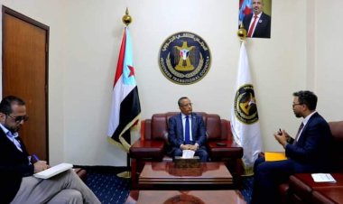 الدكتور الخُبجي يستقبل مدير مكتب المبعوث الأممي بالعاصمة عدن