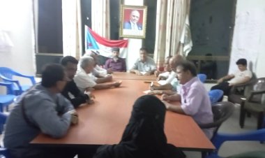 تنفيذية انتقالي المعلا تعقد اجتماعا دوريا اعتياديا