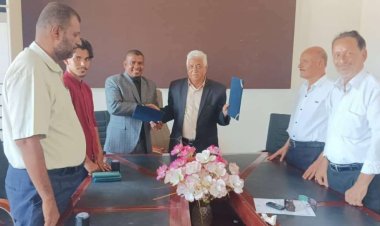 جامعة لحج تبرم أتفاقية تعاون مع شركة سهام الشرق للتجارة والتسويق المحدودة .