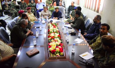 العميد جبر يترأس اجتماعاً استثنائياً بقادة الوحدات الأمنية والعسكرية بعدن.