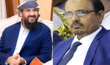 النائب المحرمي يطلع على سير عملية ميزان العدل باتصال هاتفي مع محافظ حضرموت