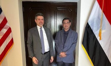 اللواء البحسني يلتقي السفير الامريكي لدى اليمن في الرياض