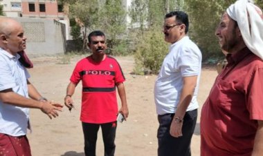 مدير عام المنصورة يوجه بإعادة تأهيل حديقة حي كابوتا