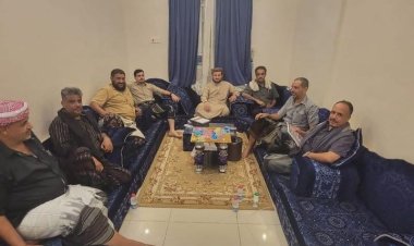 رئيس انتقالي المهرة يستقبل الشيخ وزير بن حسن الحميري شيخ قبيلة يافع بمحافظة المهرة