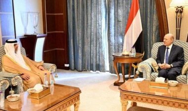 رئيس المجلس الرئاسي يستقبل السفير الاماراتي