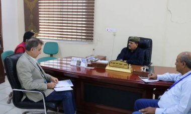 نائب مدير أمن العاصمة عدن يلتقي مسؤول مكتب المفوضية السامية لحقوق الإنسان